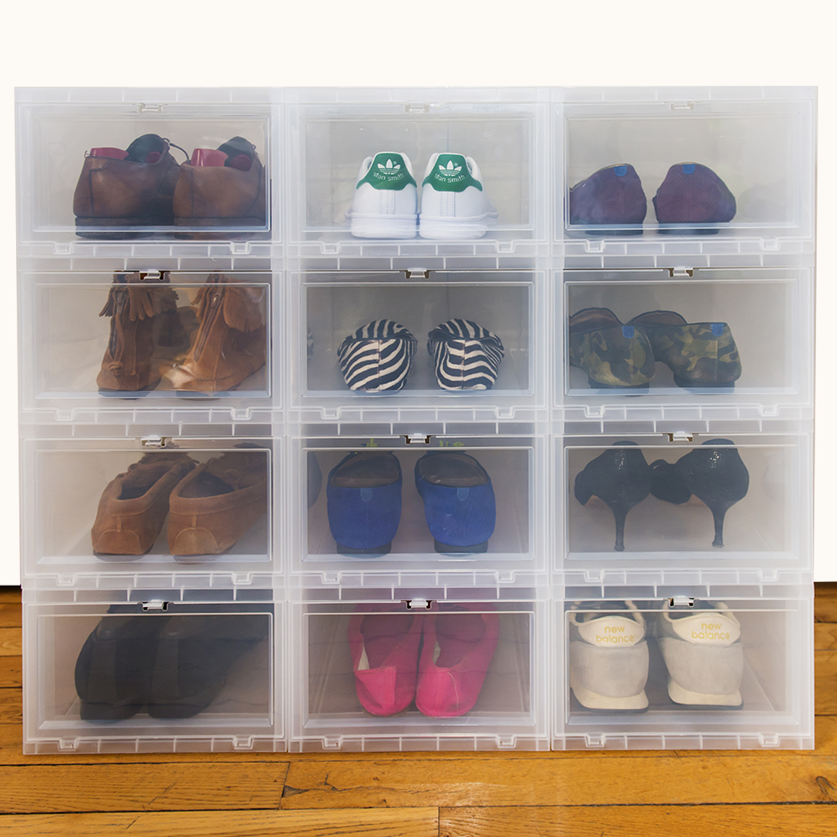 Boîte chaussures en plastique Rangement chaussures